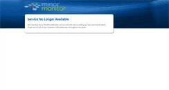 Desktop Screenshot of minormonitor.com